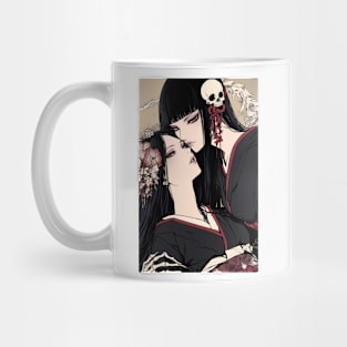 Geisha and skull 8003 Mug